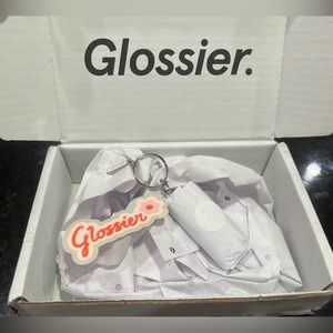 NWT LA Glossier keychain